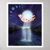 月は彼女の手に ポスター (正面)