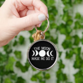 月は私にそれをさせた月の子月のフェーズ キーホルダー (手)