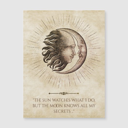 月は私の秘密をすべて知っている (正面)