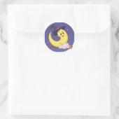 月は魔女の帽子をかぶっている スクエアシール (バッグ)