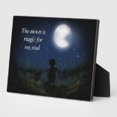 月は魔法 フォトプラーク (側面)