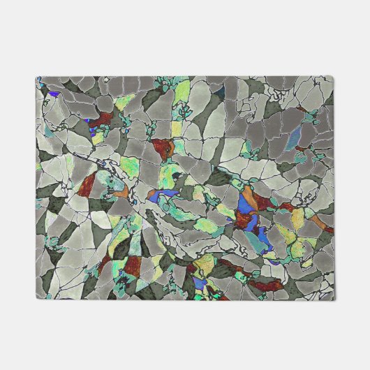 月は黙想を揺すります ドアマット (正面)