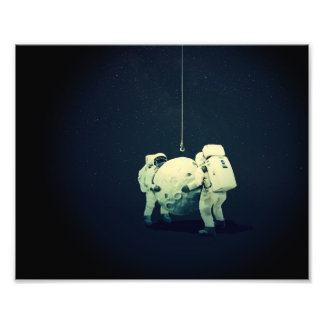 月ぶら下がったの フォトプリント           