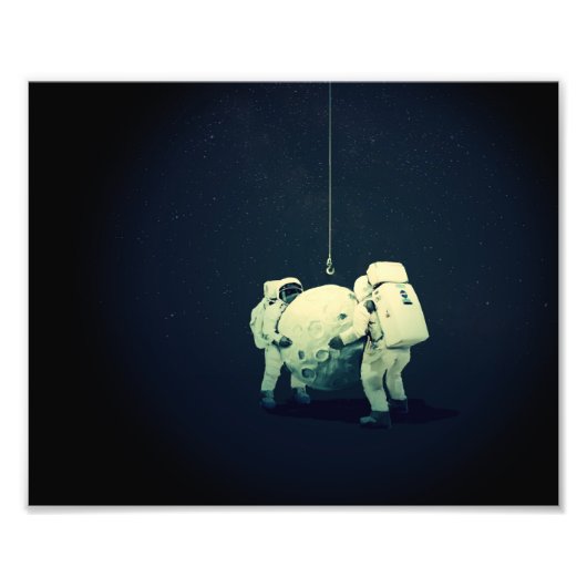 月ぶら下がったの フォトプリント            (正面)