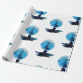 月へのセーリング ラッピングペーパー (アンロールド)