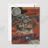 月へのミサイル ポストカード (正面/裏面)