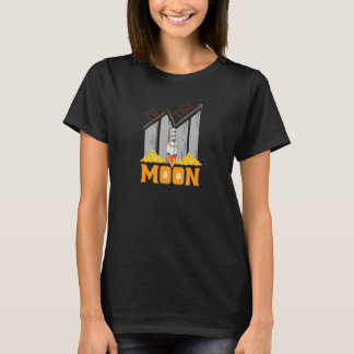 月へのメンアイディアメンズCrypto Hodl Bitcoin S Tシャツ