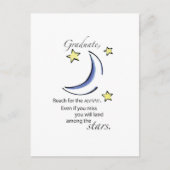 月へのリーチおめでとう 案内ポストカード (正面)