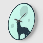 月への喚き声 ラージ壁時計 (傾斜)