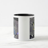 月への新しい宇宙船のアーティストレンディション マグカップ (中央)