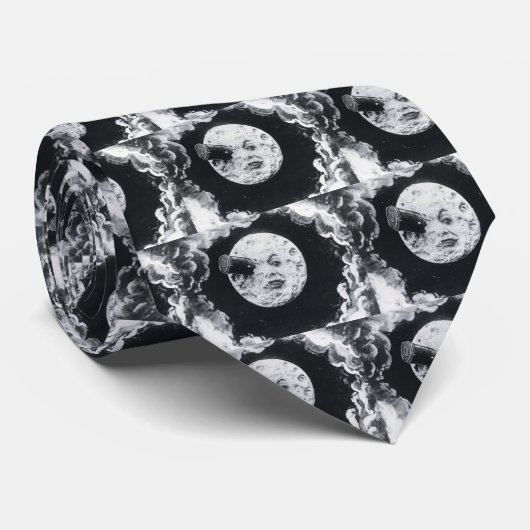 月への旅行 ネクタイ (ロール)