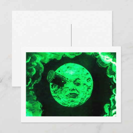 月への旅 ポストカード (正面/裏面)