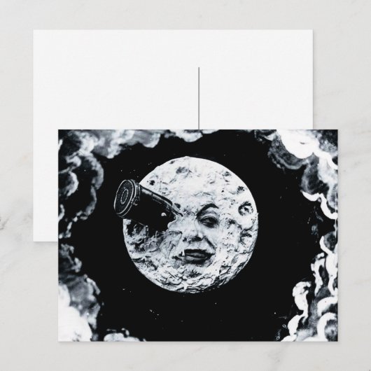 月への旅 ポストカード (正面/裏面)