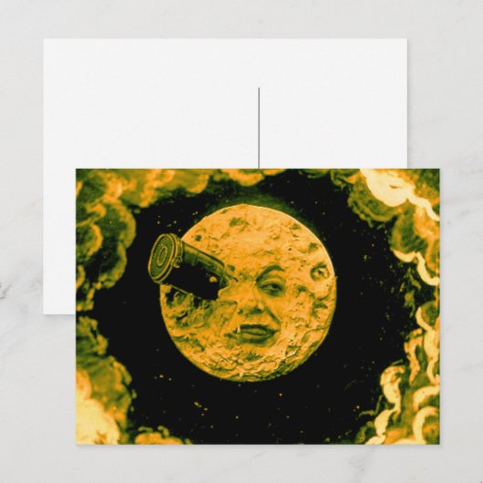 月への旅 ポストカード (正面/裏面)