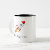 月への暗号 ツートーンマグカップ (正面左)