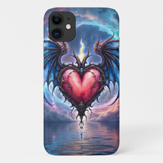 月への炎の想い ゴシック宇宙の愛 Case-Mate iPhoneケース (裏面)