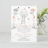 月への赤ちゃんシャワーの道 招待状 (スタンド正面)