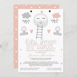 月への長距離赤ちゃんシャワー経路 招待状