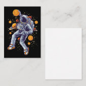 月へのBitcoin宇宙飛行士 – Bitcoin Crypto ノートカード (正面/裏面)