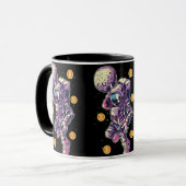 月へのBitcoin宇宙飛行士 – Bitcoin Crypto マグカップ (正面左)