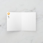 月へのBitcoin宇宙飛行士 – Btc Crypto サンキューカード (内部)