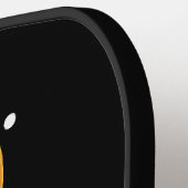 月へのBitcoin宇宙飛行士 – Btc Crypto ピックルボールラケット (左詳細)