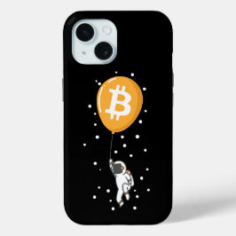 月へのBitcoin宇宙飛行士 – Btc Crypto iPhone 15ケース