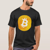 月へのbitcoin! tシャツ (正面)