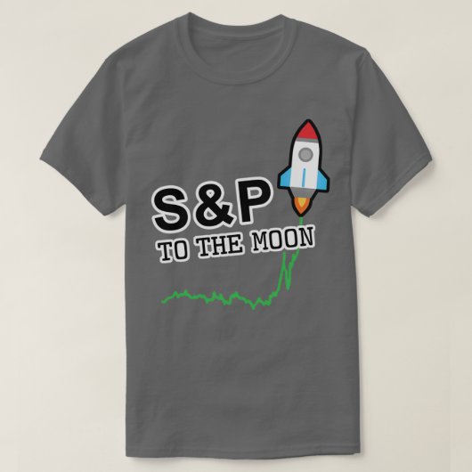 月へのSampampP Tシャツ (デザイン正面)