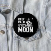 月へのXRP暗号通貨保の平穏 缶バッジ (インサイチュ)