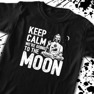 月へのXRP暗号通貨保の平穏 Tシャツ