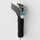 月へのXRP - XRP暗号通貨 ゴルフヘッドカバー (アングル)