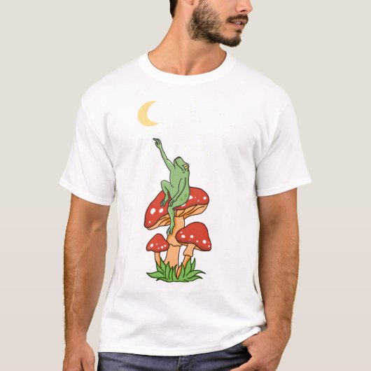 月へ到達 Tシャツ (正面)