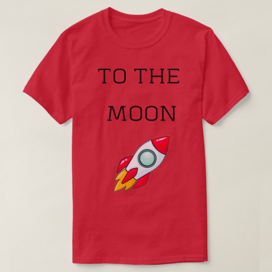 月へ11 Tシャツ (デザイン正面)