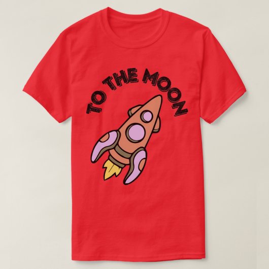 月へ9 Tシャツ (デザイン正面)