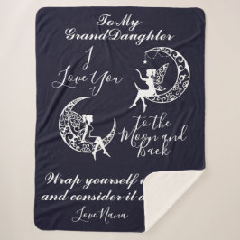 『月へ』 シェルパブランケット