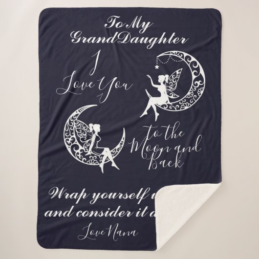 『月へ』 シェルパブランケット (正面)