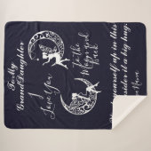 『月へ』 シェルパブランケット (正面(横))