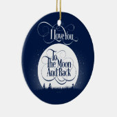 月へ セラミックオーナメント (右)