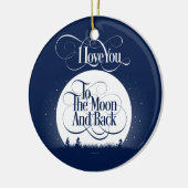 月へ セラミックオーナメント (左)