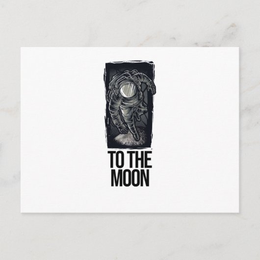 月へ ポストカード (正面)