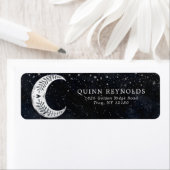 月へ |差出人住所ラベル ラベル (インサイチュ)