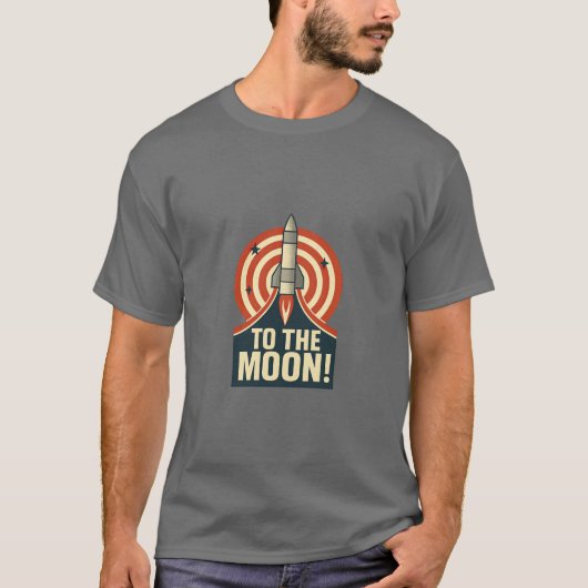 月へ！ Tシャツ (正面)