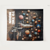 月までセルフィーステーションバックドロップタペストリー タペストリー (正面(横))