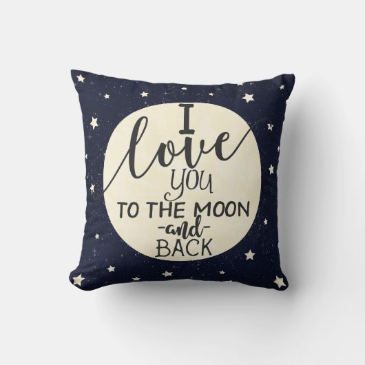 月まで届く愛 クッション (正面)