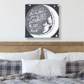 月まで愛してる キャンバスプリント (インサイチュ (寝室))