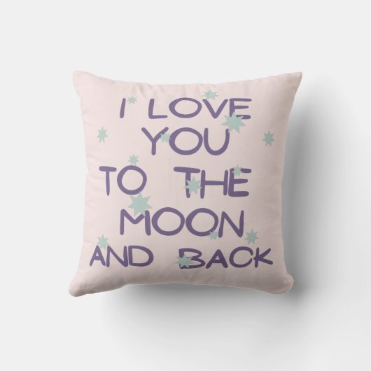 月まで愛してる クッション (裏面)