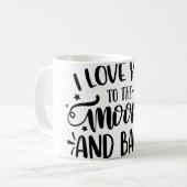 月まで愛してる コーヒーマグカップ (正面左)