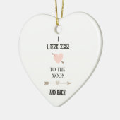 月まで愛してる セラミックオーナメント (左)