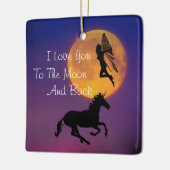 月まで愛してる セラミックオーナメント (左)